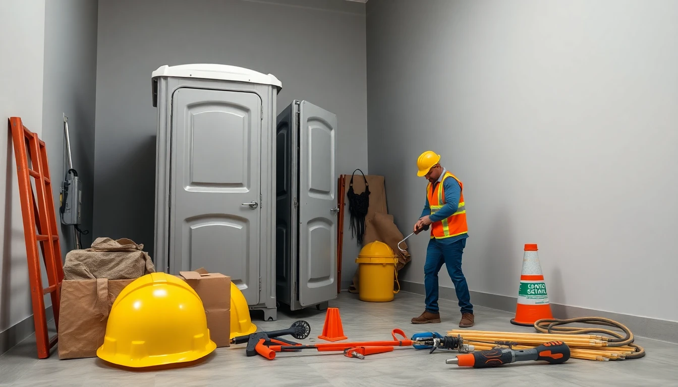 Construction Porta Potty Rental